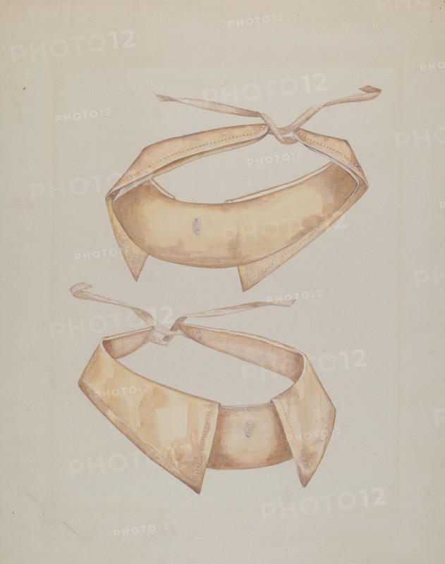 Man's Linen Collar, c. 1937.
