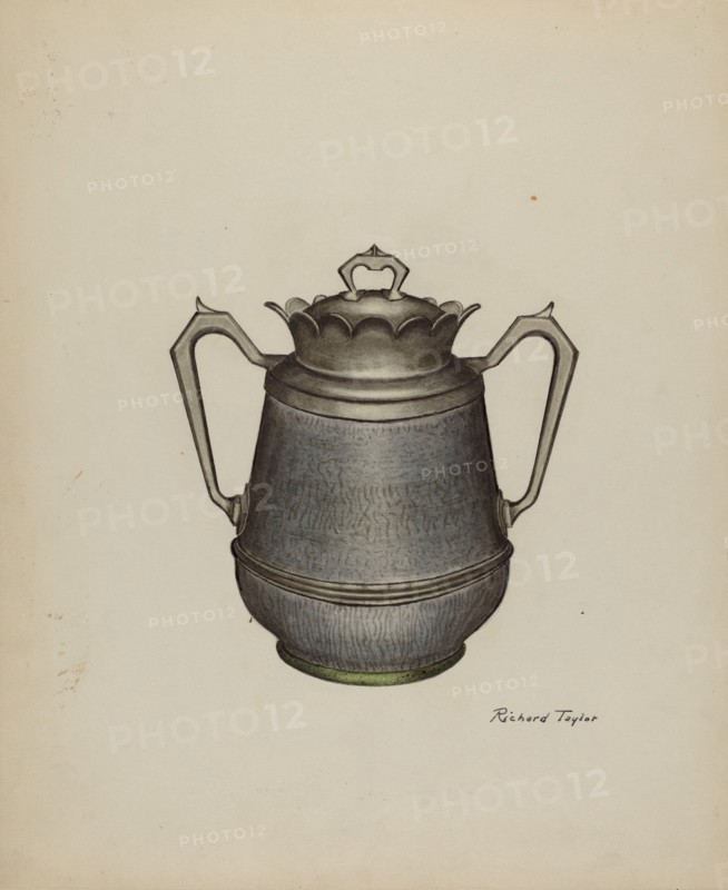 Enamel Pitcher, c. 1941.