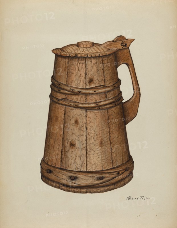 Wood Tankard, 1940.