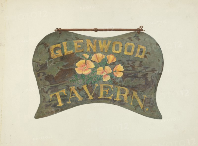Tavern Sign, 1935/1942.