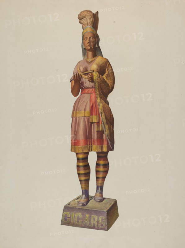 Cigar Store Indian, c. 1940.