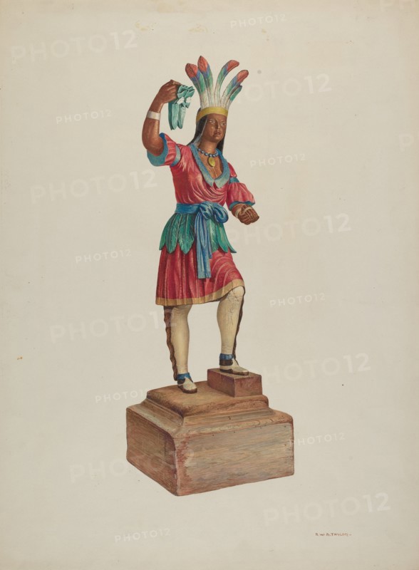 Cigar Store Indian, c. 1939.