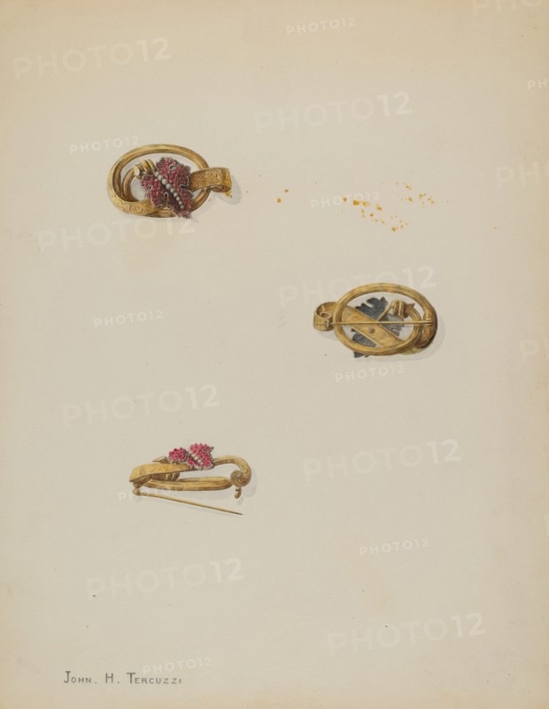 Brooch, c. 1937.