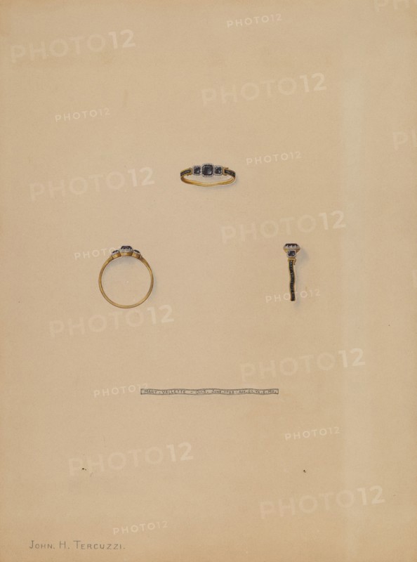Mourning Ring, c. 1936.