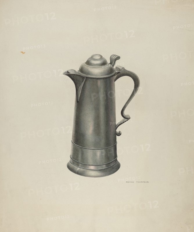 Pewter Flagon, 1935/1942.