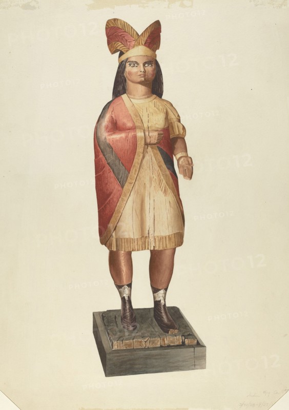 Cigar Store Indian, 1938.