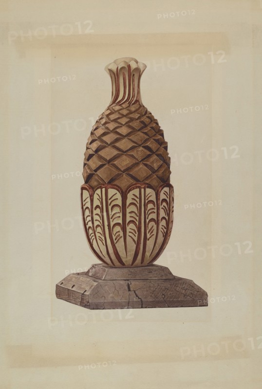Gate Post Top, c. 1938.