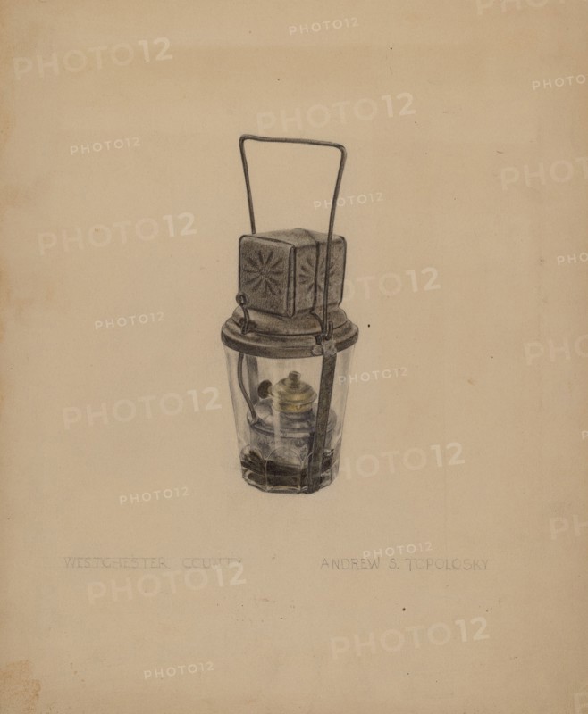 Oil Lamp, c. 1938.