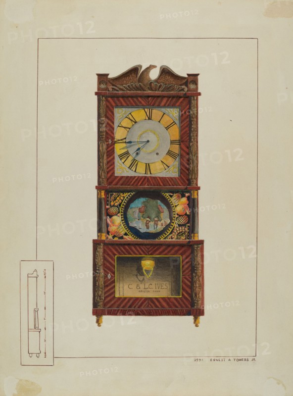 Mantle Clock, c. 1938.