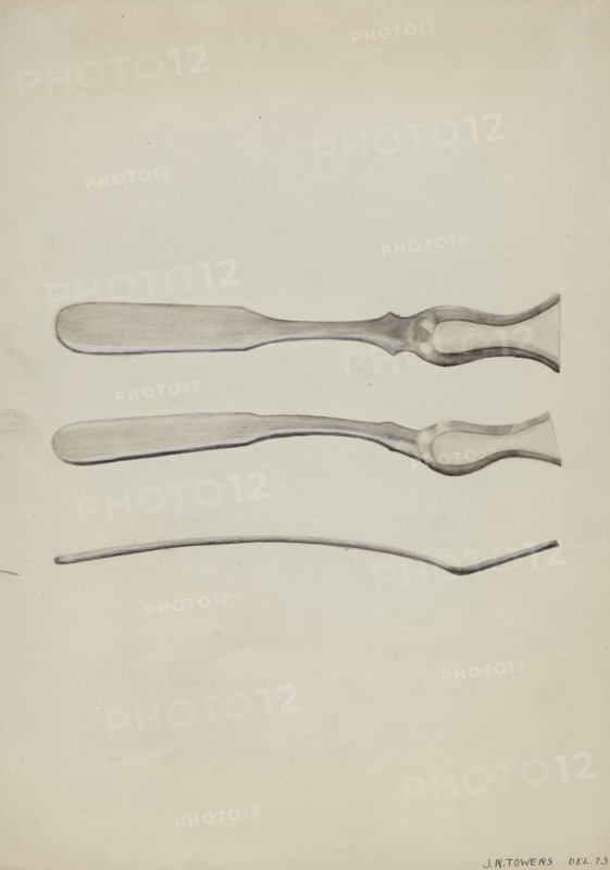 Silver Salt Spoon, c. 1936.