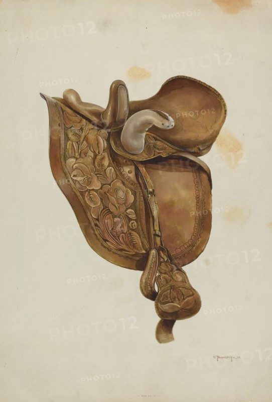 Saddle, c. 1937.