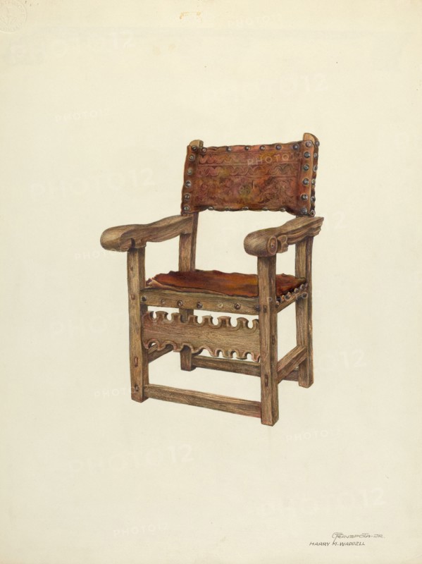 Arm Chair (Ecclesiastical), 1937/1940.