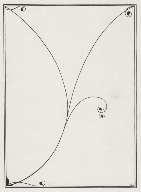 Cover Design for Dowson's Verses, 1896. Creator: Aubrey Beardsley.