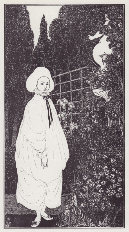 Frontispiece to The Pierrot of the Minute, 1897. Creator: Aubrey Beardsley.