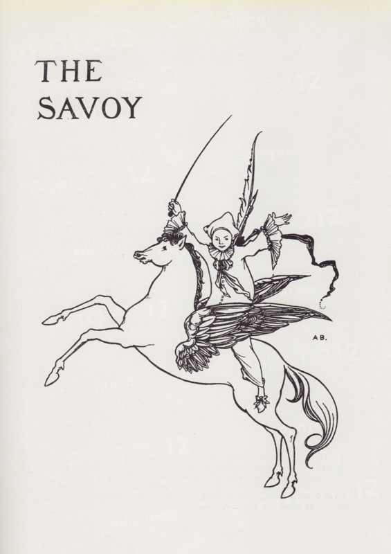 Titlepage Design for The Savoy No. 3, 1896. Creator: Aubrey Beardsley.
