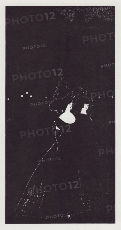 Les Passades, 1894. Creator: Aubrey Beardsley.