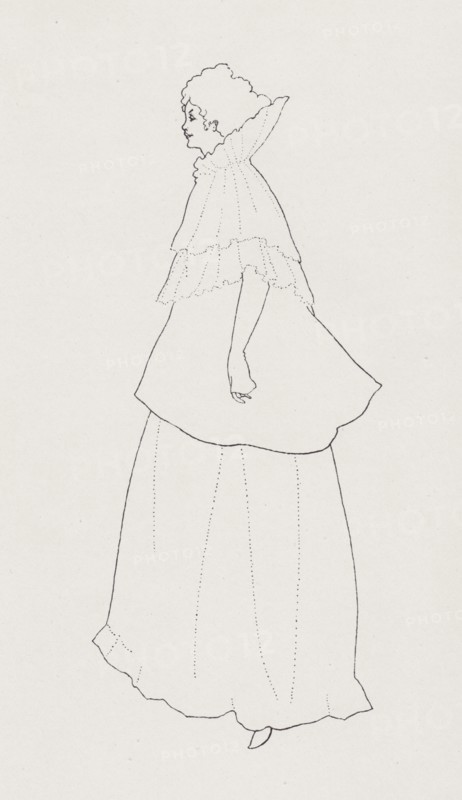 Madame Réjane, 1894. Creator: Aubrey Beardsley.