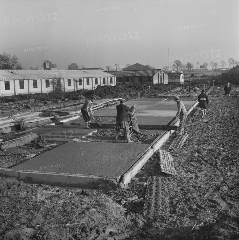 RAF Gaydon, Gaydon, Stratford-on-Avon, Warwickshire, 21/01/1953. Creator: John Laing plc.