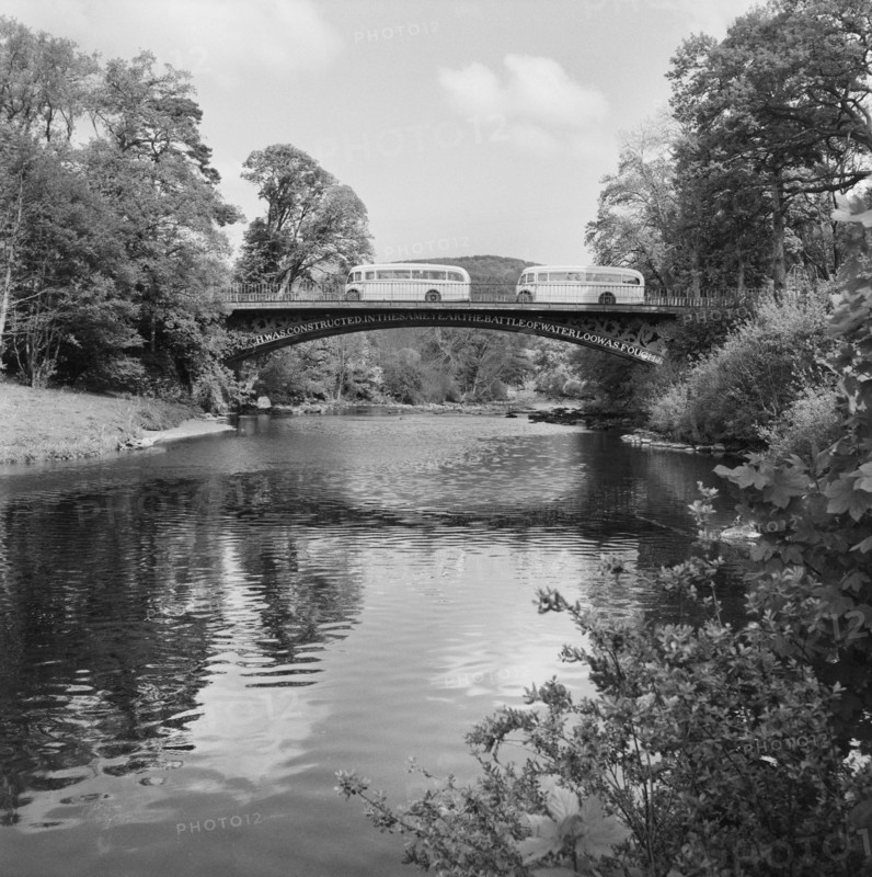 Waterloo Bridge, Betws Y Coed, Wales, 15/05/1954. Creator: John Laing plc.