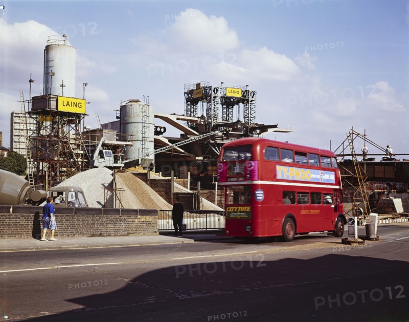Westway Flyover, A40, Paddington, City of Westminster, London, 01/08/1969. Creator: John Laing plc.