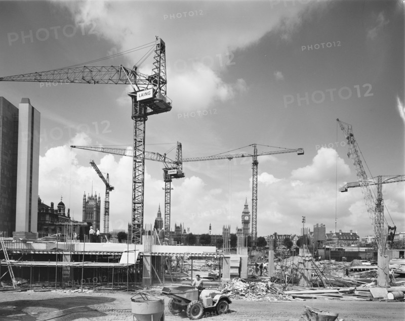St Thomas' Hospital, Lambeth Palace Road, Lambeth, London, 31/07/1970. Creator: John Laing plc.