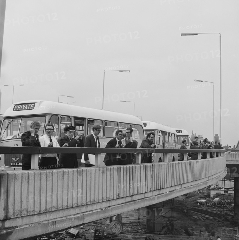 Westway Flyover, A40, Kensington and Chelsea, London, 28/07/1970. Creator: John Laing plc.