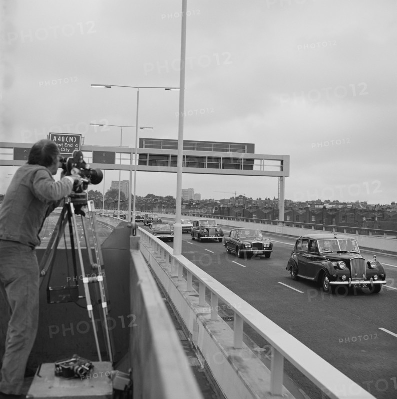 Westway Flyover, A40, Paddington, City of Westminster, London, 28/07/1970. Creator: John Laing plc.