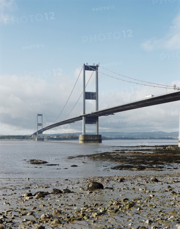 Severn Bridge, M48, Aust, South Gloucestershire, 10/11/1987. Creator: John Laing plc.