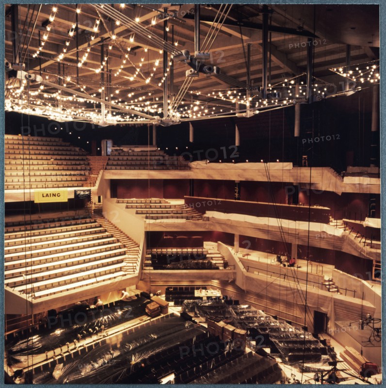 The Bridgewater Hall, Barbirolli Square, Manchester, January-September 1996. Creator: John Laing plc.
