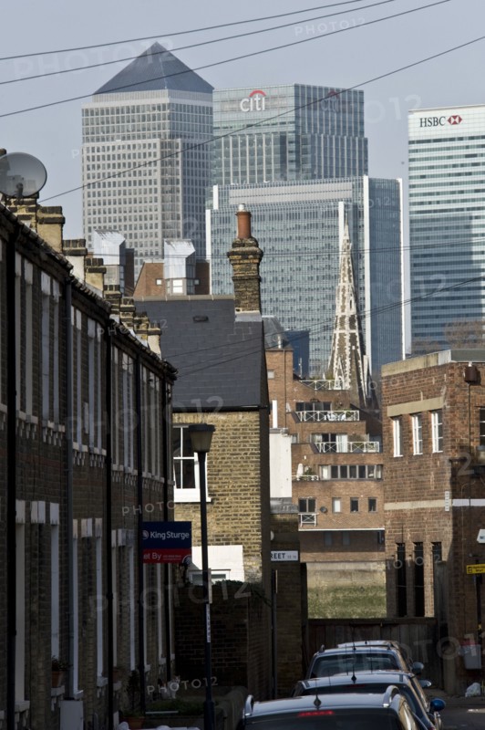 Canary Wharf, Tower Hamlets, London, 2009. Creator: Derek Kendall.