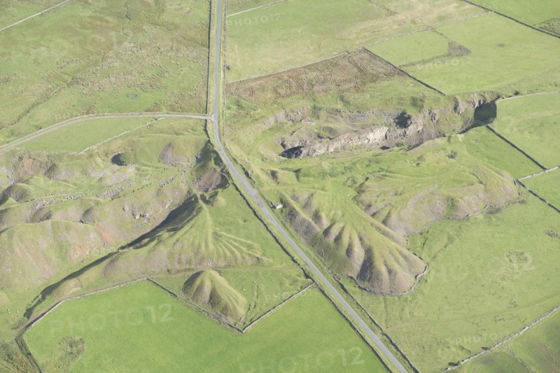 Lead and ironstone mines and spoil heaps, Weardale, County Durham, 2015. Creator: Dave MacLeod.