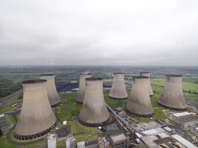 Cottam Power Station, Outgang Lane, Cottam, Treswell, Bassetlaw, Nottinghamshire, 2018. Creator: James O Davies.