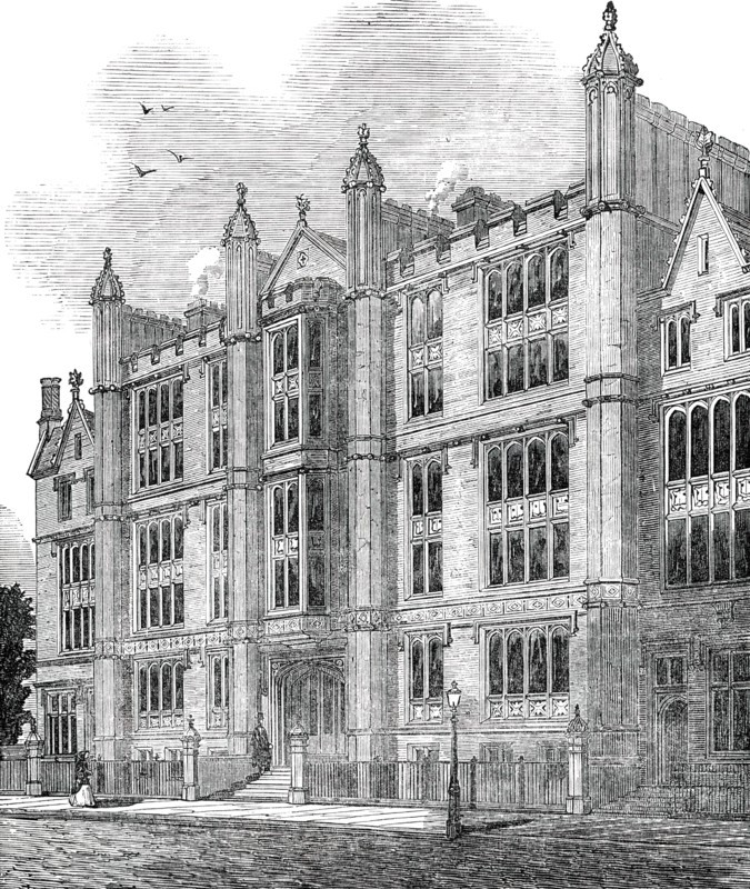 University Hall, Gordon-Square, 1850. Creator: Unknown.