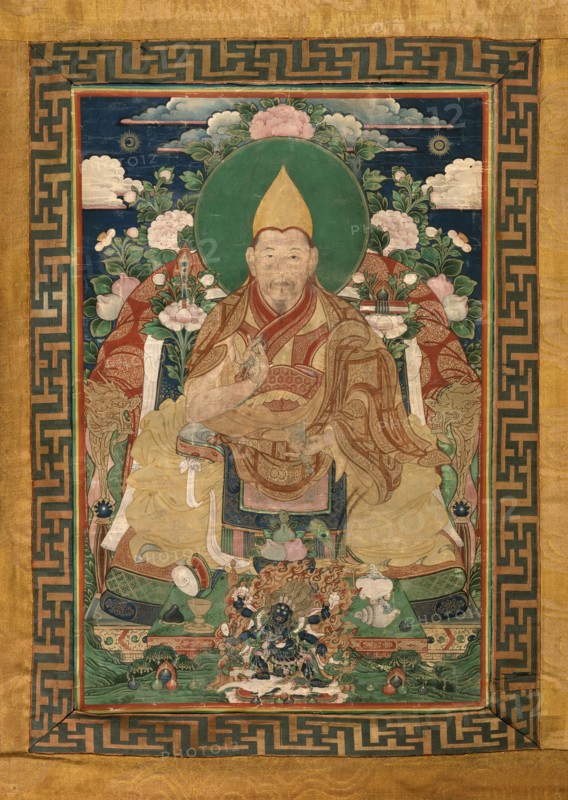 A lama of the Gelugpa sect, 1st half of the 19th century. Creator: Unknown.