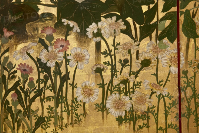 Screen with spring and summer flowers, 1st half of the 18th century. Creator: Watanabe Shiko.
