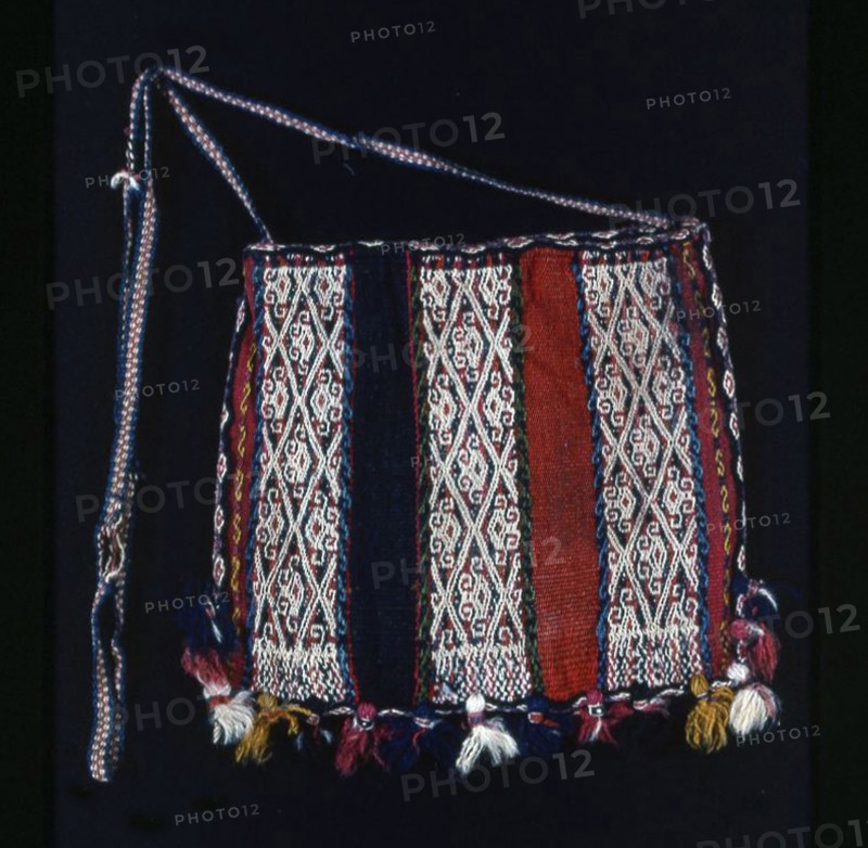 Coca Bag (Chuspa), Bolivia, 1850/1900. Creator: Unknown.