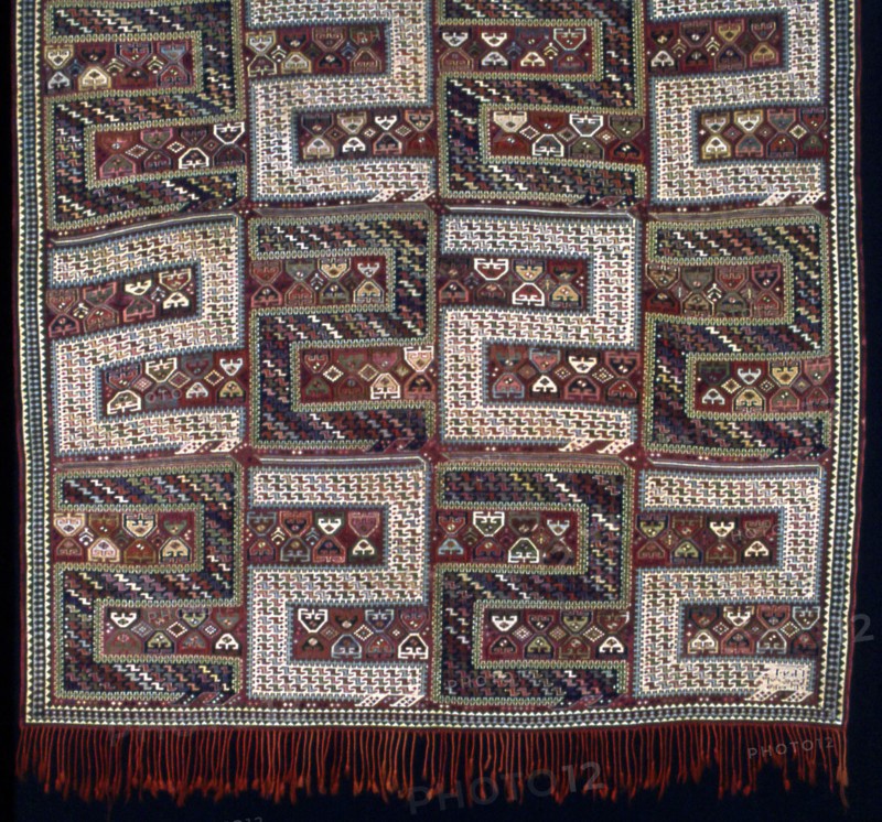 Carpet, Caucasus, 1864. Creator: Unknown.