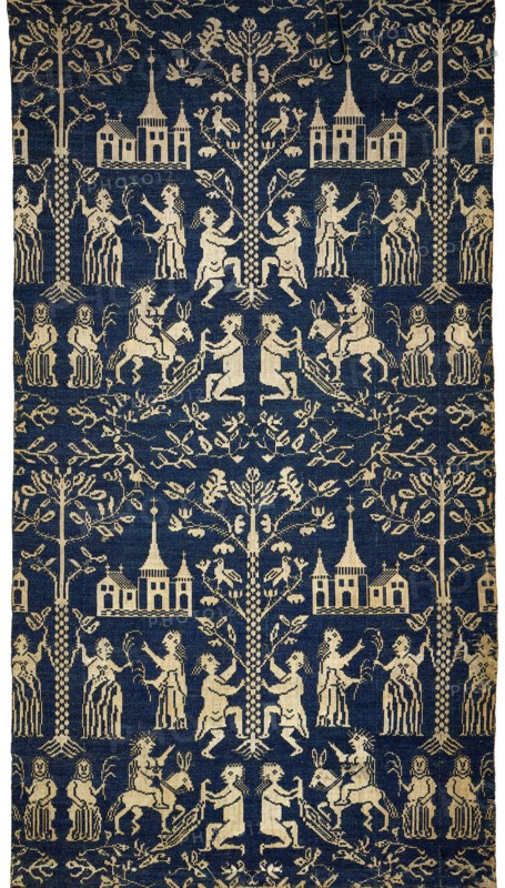Panel (Depicting Christ Entering Jerusalem), Denmark, 17th century. Creator: Unknown.