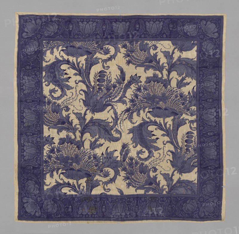 Tablecloth or Bedcover probably titled "Ragged Poppy", London, 1902. Creator: John Scarrat Rigby.