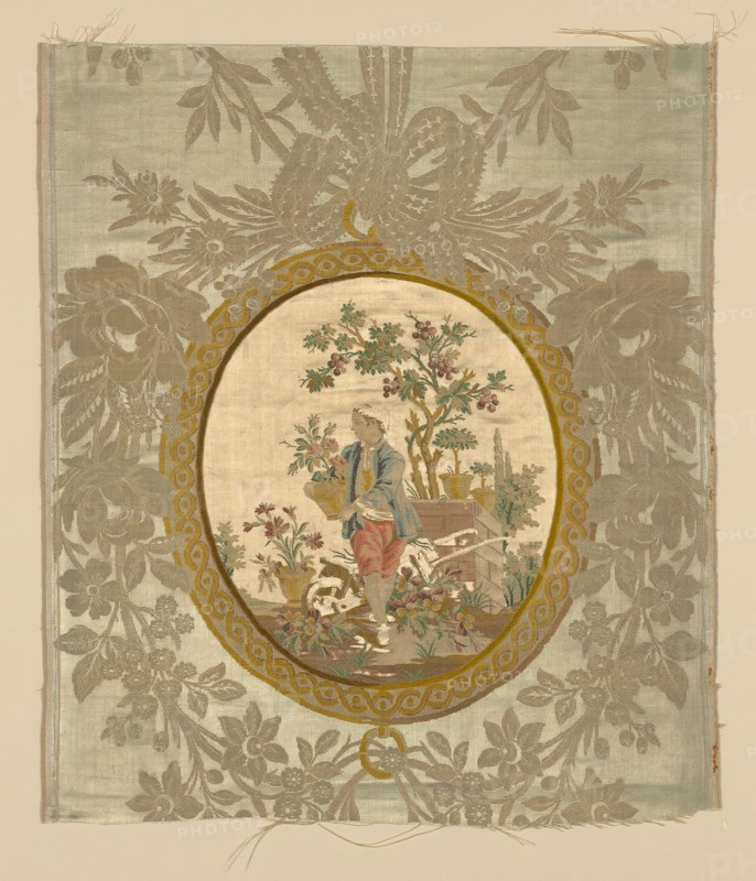 Panel, Lyon, Louis XVI period, 1750/75. Creator: Philippe de Lasalle.