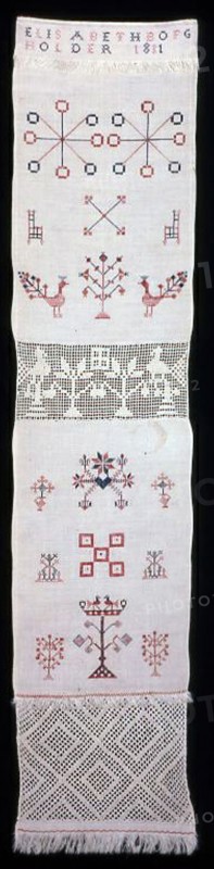 Towel, United States, 1831. IMAGE QUALITY? Creator: Elizabeth Borgholder.