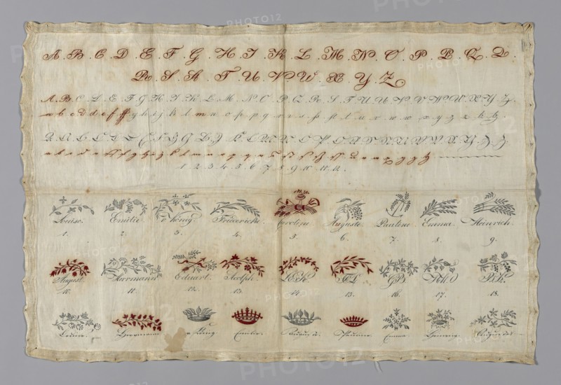 Sampler, Germany, 19th century. Creator: Unknown.