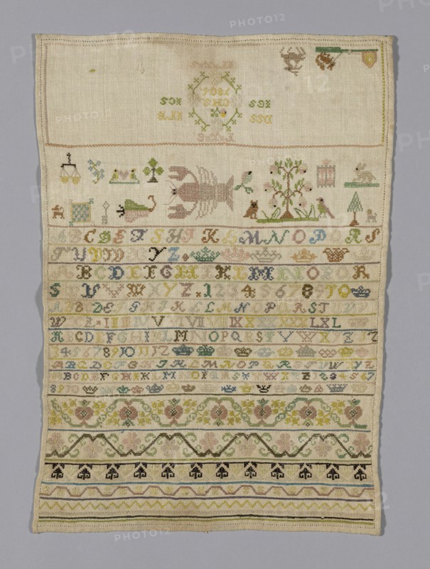 Sampler, Germany, 1806. Creator: Unknown.