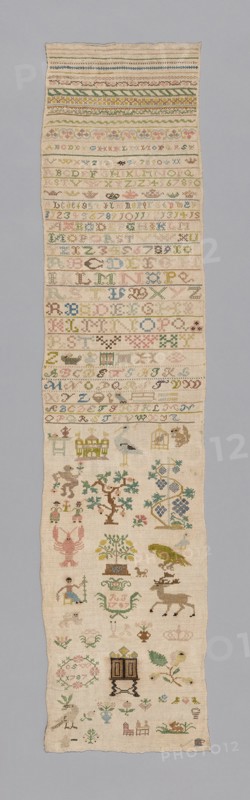 Sampler, Germany, 1787. Creator: Unknown.