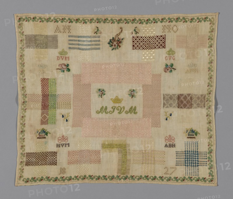 Sampler, Germany, 1827. Creator: Unknown.