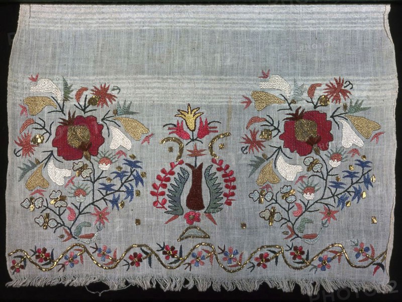 Panel (Towel?), Greece, 19th century. Creator: Unknown.