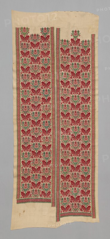 Panel (Half of a Bed Curtain), Pátmos, 17th century. Creator: Unknown.