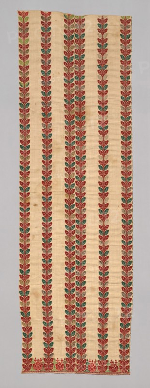 Panel (Half of a Bed Curtain), Pátmos, 1700/1900. Creator: Unknown.