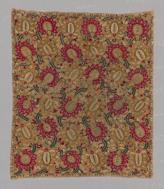 Bedcover, Greece, 17th/18th century. Creator: Unknown.