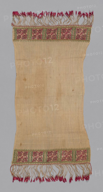 Towel, Mytilene, 19th century. Creator: Unknown.